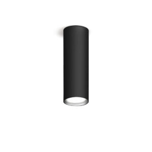 Deckenleuchte TUBE, Schwarz, Schwarz
