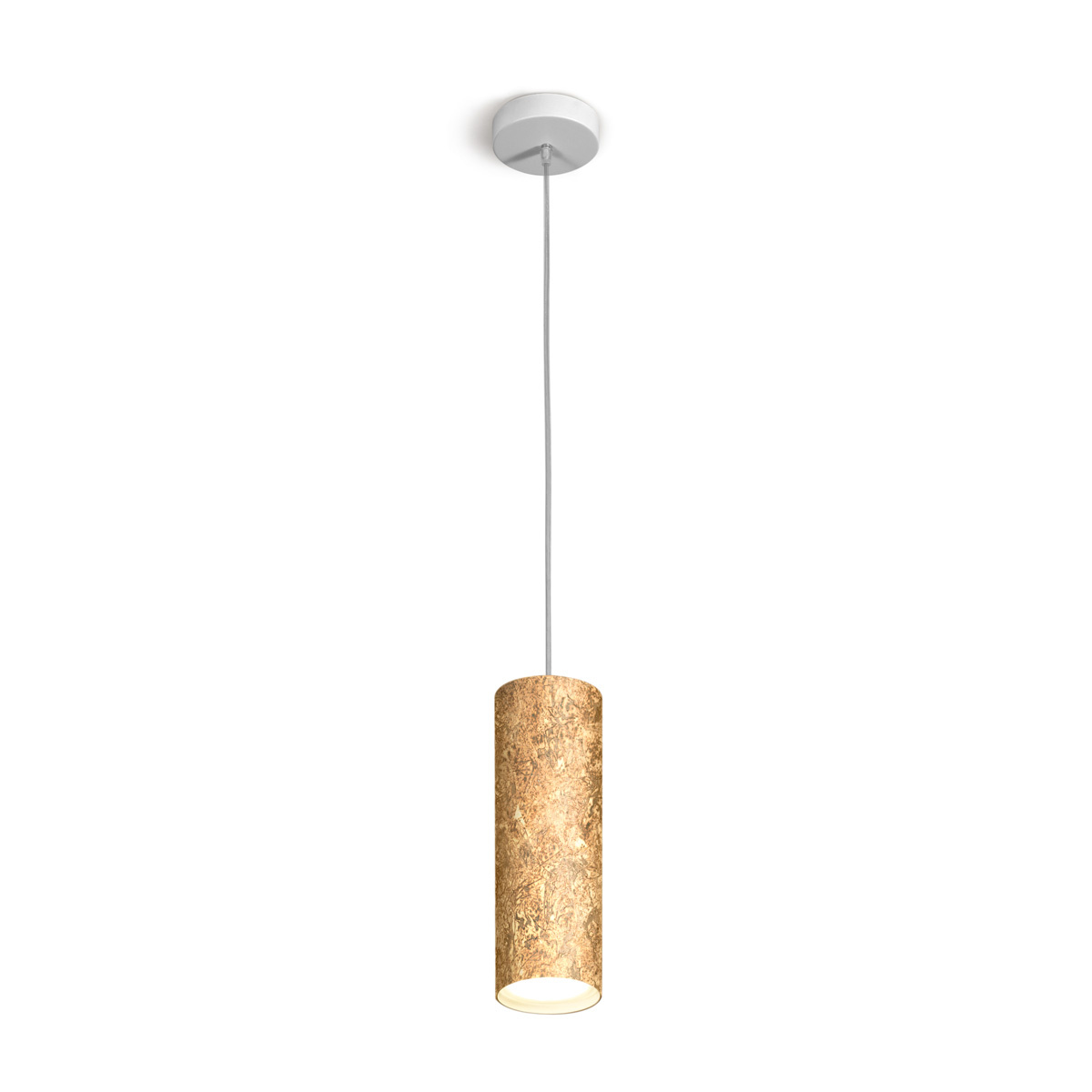 Hängeleuchte TUBE, Vintage Gold, Vintage Gold