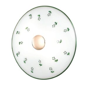 WL NONNA D62 cm, Streublumen grün, gold Refl.
